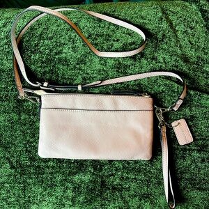 Marc New York blush pink genuine leather crossbody purse